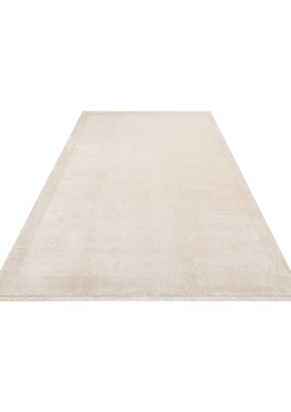 Loft 02 Beige Düz Sade Modern Tasarımlı, Yüksek Kalite Sık Dokuma Viskon salon halısı