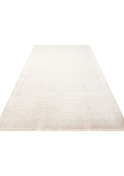 Loft 02 Beige Düz Sade Modern Tasarımlı, Yüksek Kalite Sık Dokuma Viskon salon halısı