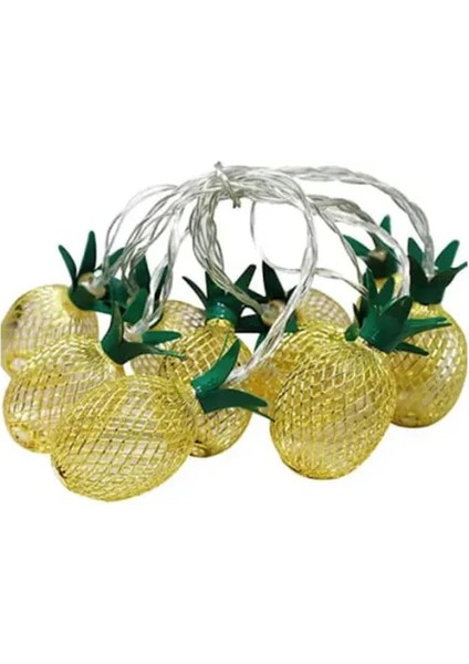 2 Metre 10 LED Pilli 2 Kademeli Ananas LED Işık fırsatları
