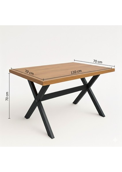 Suntalam Metal Ayak Bahçe Mobilyası Sabit Masa, Cafe Masası, Yemek Masası 70 x 110 cm fiyatları