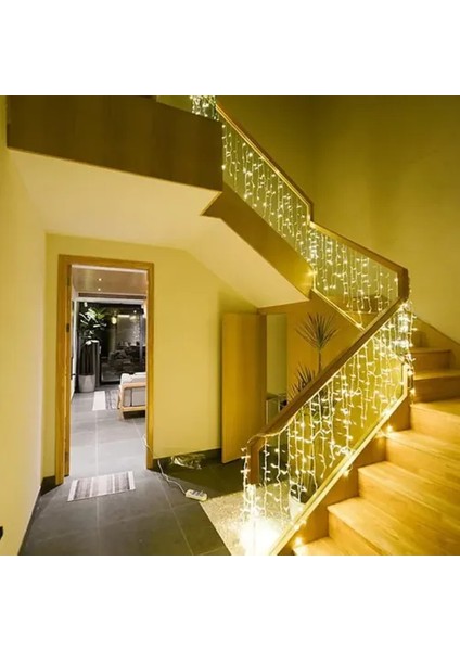 100 LED Çakarlı IP65 Dış Mekan Saçak Perde indirimleri