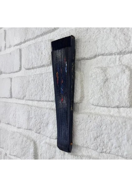 Bambu Çift Taraflı Siyah Yelpaze 12'li Paket fırsatları