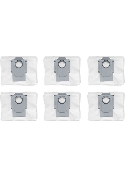 Roborock S8 Pro Plus Uyumlu 6 Adet Toz Çöp Torbası