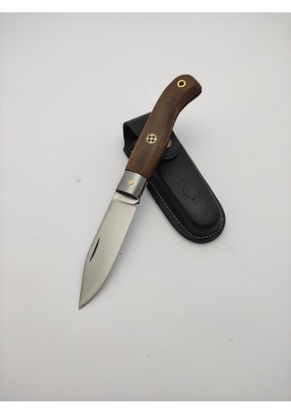 Kamp Outdoor Çakı El Yapımı Paslanmaz Çelik Kılıflı Ceviz