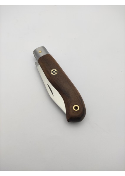 Kamp Outdoor Çakı El Yapımı Paslanmaz Çelik Kılıflı Ceviz