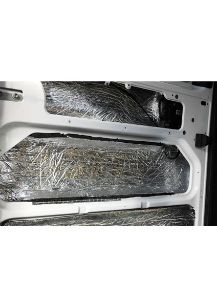 9mm kalınlık- 200*100 cm (2m2) Alüminize Folyo Kaplı Oto Araç Kaput Ses Yalıtım Süngeri Yapışkanlı