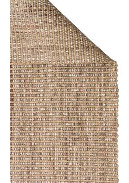 Maçka 01 Beıge Jüt Görünümlü Hasır Dokusu ve Kaydırmaz Tabanıyla Dış Mekana Uygun Şık Bohem Halı fiyatları