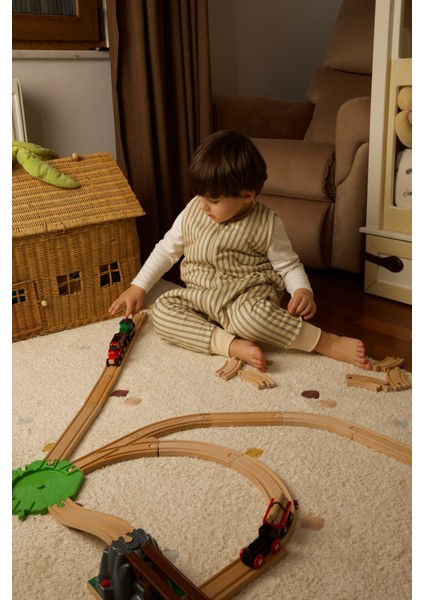 Baby Home Heritage Sand 1.0 TOG Bebek Uyku Tulumu OEKO-TEX Sertifikalı %100 Pamuk