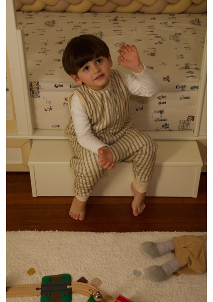 Baby Home Heritage Sand 1.0 TOG Bebek Uyku Tulumu OEKO-TEX Sertifikalı %100 Pamuk indirimleri