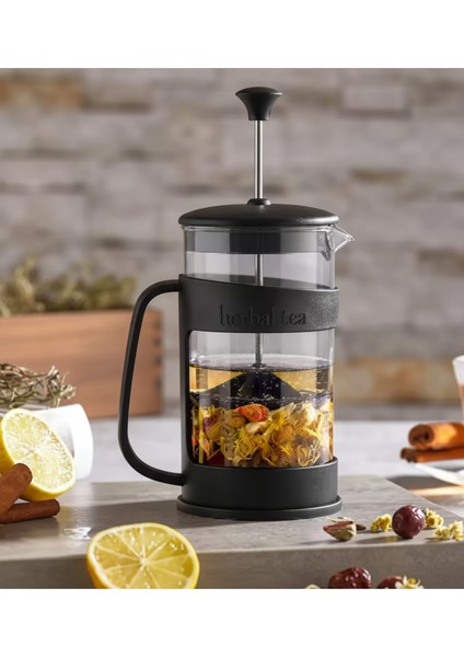 French Press - Dayanıklı Malzeme Filtre Kahve ve Bitki Çayı Demliği 400 ml