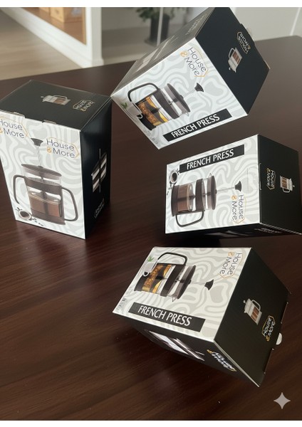 French Press - Dayanıklı Malzeme Filtre Kahve ve Bitki Çayı Demliği 400 ml indirimleri