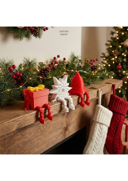 3'lü Yılbaşı Süsü Seti
