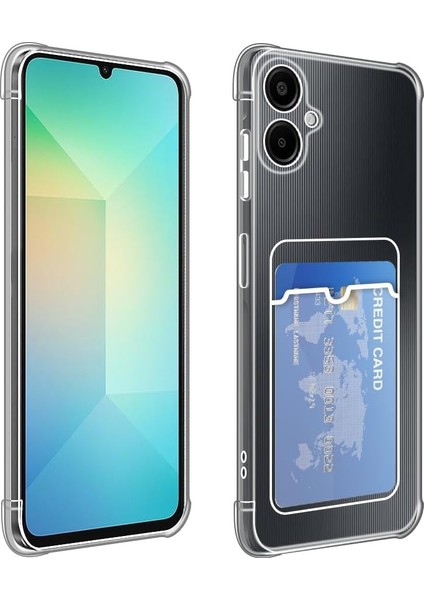 Samsung Galaxy A07 Kılıf Kartlıklı Sfy Darbe Korumalı Kapak