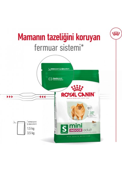 Mını Indoor Adult Küçük Irklar Için Indoor Yetişkin Kuru Köpek Ma