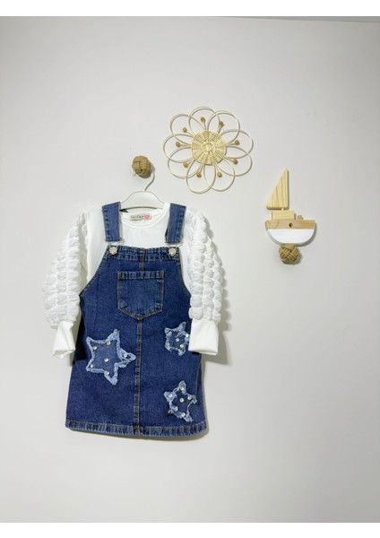 YILDIZ İŞLEMELİ KIZ ÇOCUK KOT JİLE fiyatları