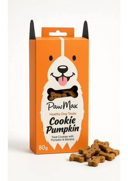 Köpek Ödül Maması Balkabaklı & Muzlu – Pawmax Cookie Pumpkin Doğal Glukozamin Destekli 80 g fiyatları