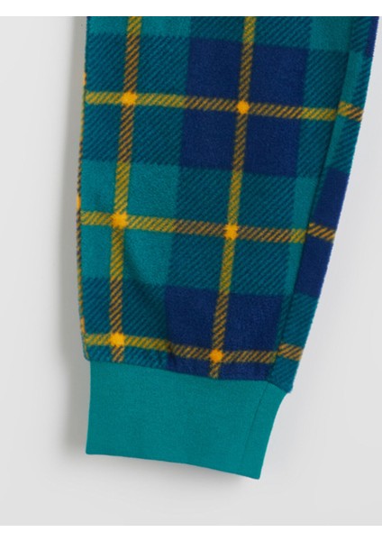 Bisiklet Yaka Polar Erkek Çocuk Pijama