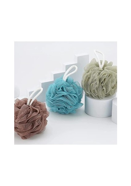 Banyo Lifi Yumuşak Top Lif Naturel Ponpon Banyo Lifi 35 gr Yumuşak Banyo Lifi modelleri