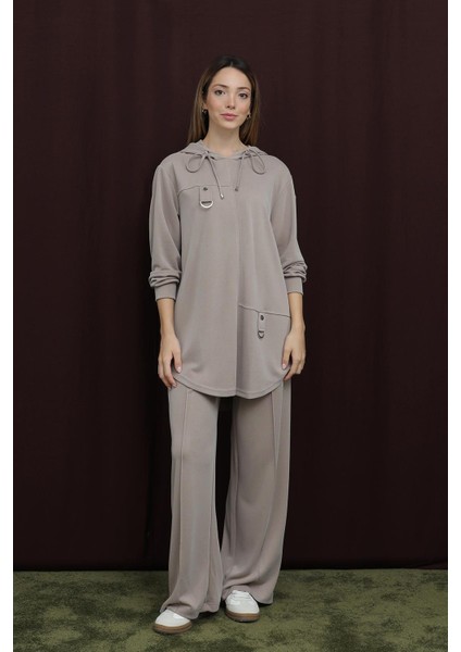 14386 Oversize Kapişonlu Takım modelleri