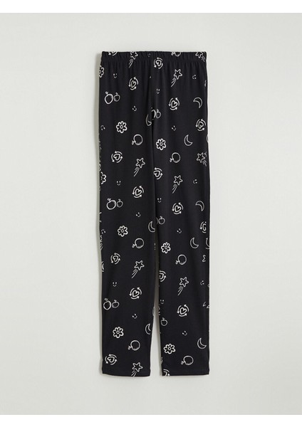 Yeni Sezon Bisiklet Yaka Kız Çocuk Pijama Takım indirimleri