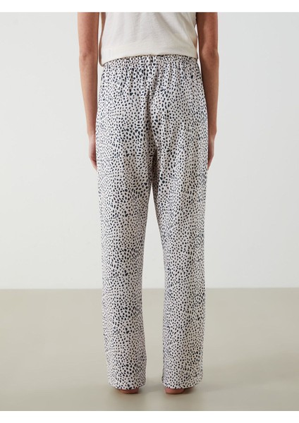 Artı Yeni Sezon Beli Lastikli Desenli Kadın Pijama Altı indirimleri