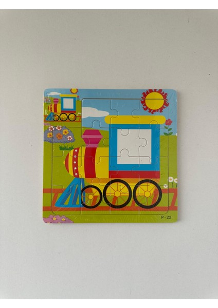 Mini Ahşap Puzzle Seti | Çocuklar Için Eğitici Basit Yapboz fırsatları