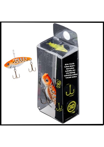 Uyguna-Yakala 7g 40MM- Titreşim Yem -Kar Sürüklenmesi- Uv BOYALI-YEM.736