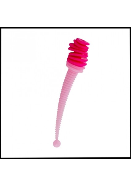 Uyguna-Yakala 2,1g 70MM - Silikon Kurt Yem - pembe/beyaz - Karides KOKULU -YEM.764