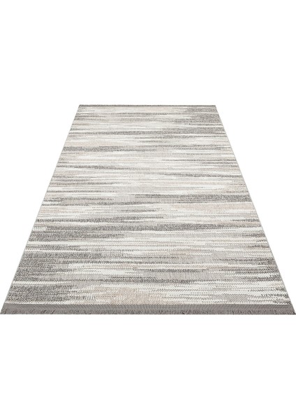 Ohrid 01 Grey White Bukle Dokuma Yapısında Hav Toz Vermeyen Yumuşak Koridor, Salon, Mutfak Halısı indirimleri