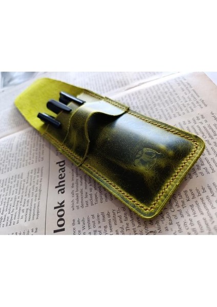 Gerçek Deri Özel Kalemleriniz Için Kalemlik ( 2*3 Kalem Için ) 27 cm \ 6 cm NLU93 fiyatları