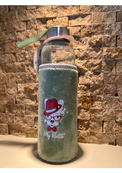Cam Suluk Figürlü Renkli Peluş Matara Suluk My Bottle 500 ml Sağlıklı fiyatları