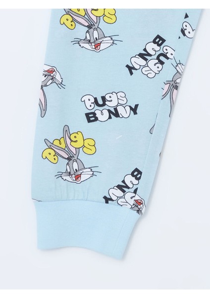 Artı Yeni Sezon Bugs Bunny Baskılı Erkek Çocuk Pijama Takım