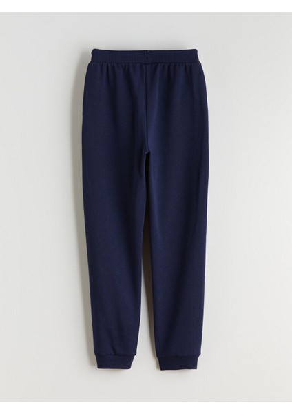 Cey Yeni Sezon Beli Lastikli Kız Çocuk Kalın Jogger Eşofman Altı