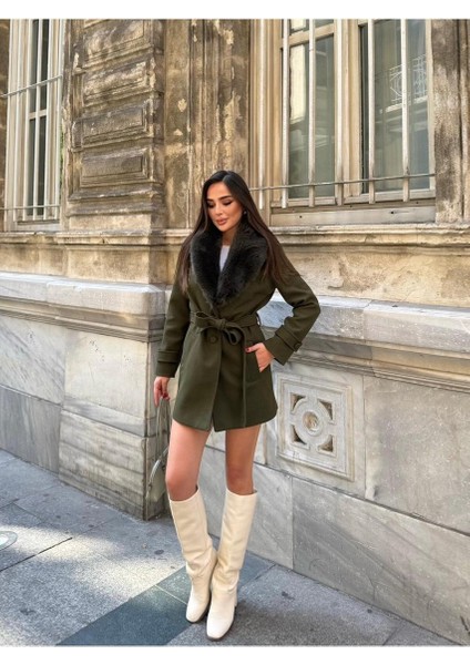 Kürklü Kaşe Kaban fırsatları