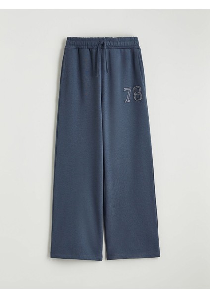 Yeni Sezon Beli Lastikli Kız Çocuk Eşofman Altı