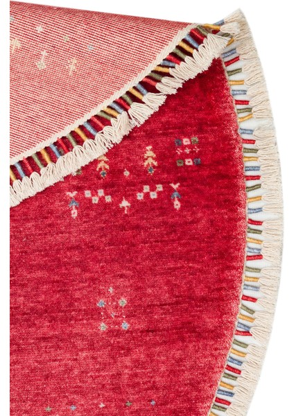 Milas 06 Red Q Uşaklı Kadınların Yoğun El Emeği ile Dokuduğu %100 Doğal Tencel Tezgah Halısı fiyatları