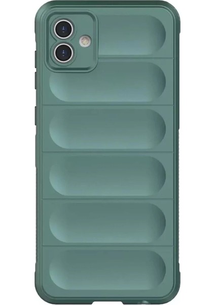 MYT09 Samsung Galaxy A05 Kılıf Optimum Silikon - Koyu Yeşil