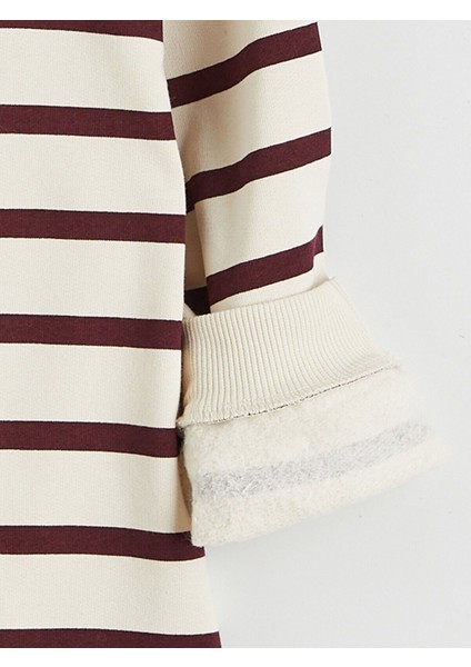 Yeni Sezon Çizgili Erkek Çocuk Sweatshirt ve Eşofman Alt