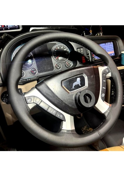 Dikişli Direksiyon Kılıfı Siyah Deri Siyah Dikişli Man Tgs Bu Direksiyon Yanlış Almayın