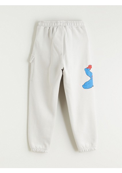 Yeni Sezon Beli Lastikli Baskılı Erkek Çocuk Jogger Eşofman Altı modelleri