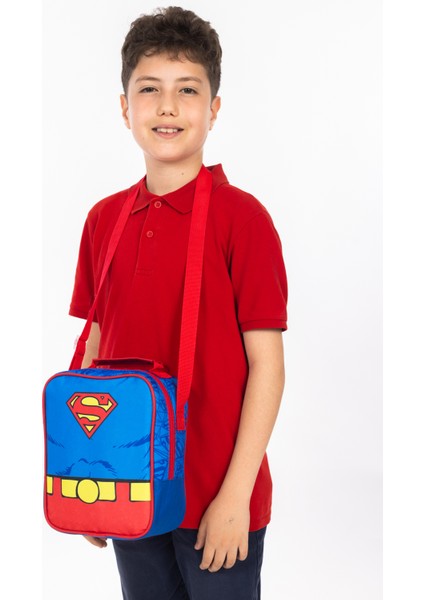 Lisanslı Superman Temalı Ilkokul Beslenme Çantası modelleri