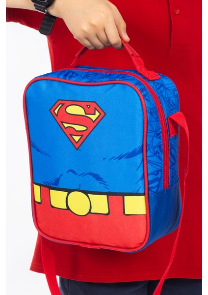 Lisanslı Superman Temalı Ilkokul Beslenme Çantası fırsatları