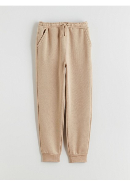Yeni Sezon Beli Lastikli Erkek Çocuk Kalın Jogger Eşofman Altı