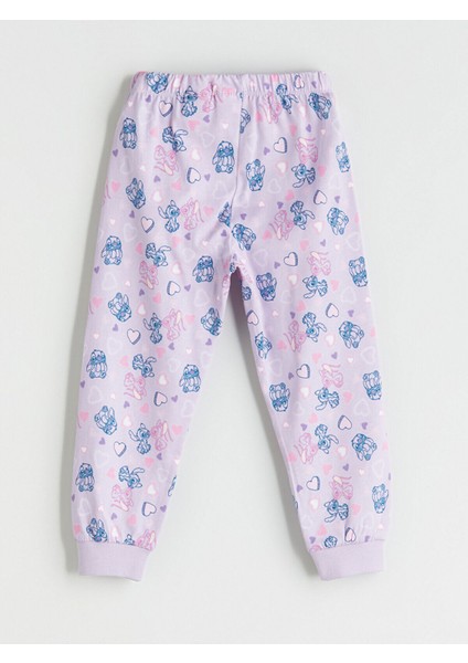 Peak Yeni Sezon Lilo & Stitch Baskılı Kız Çocuk Pijama Takımı