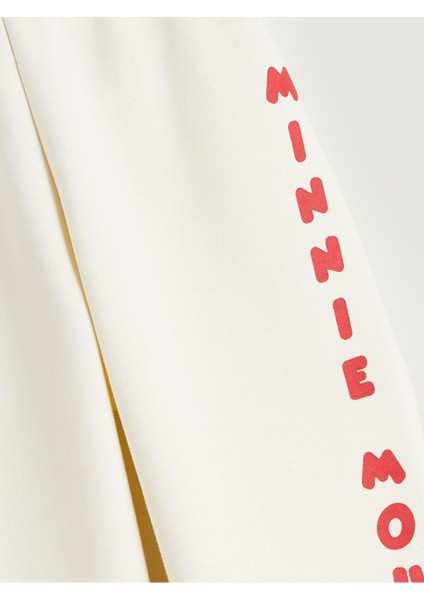 Yeni Sezon Beli Lastikli Minnie Mouse Baskılı Kız Çocuk Eşofman Alt fiyatları