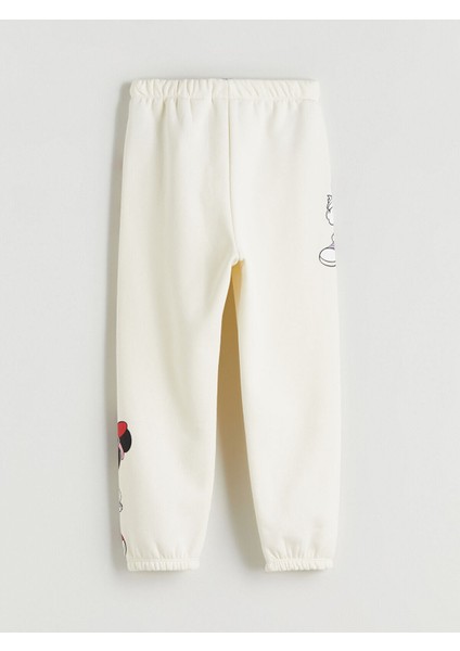 Yeni Sezon Beli Lastikli Minnie Mouse Baskılı Kız Çocuk Eşofman Alt fırsatları