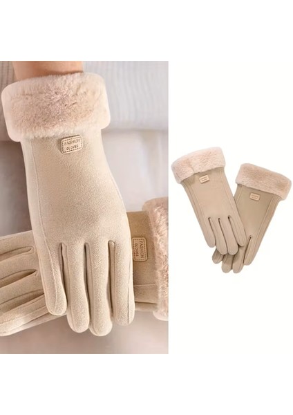 Kadın Termal Kış Eldiveni Soğuk Hava Eldivenleri Günlük Kullanım Soğuk Hava Aktiviteleri Için Ideal