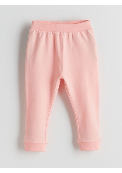 Bisiklet Yaka Uzun Kollu Minnie Mouse Baskılı Kız Bebek Pijama