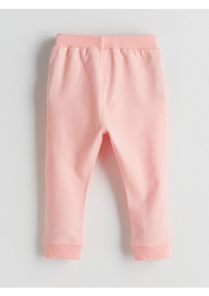 Bisiklet Yaka Uzun Kollu Minnie Mouse Baskılı Kız Bebek Pijama