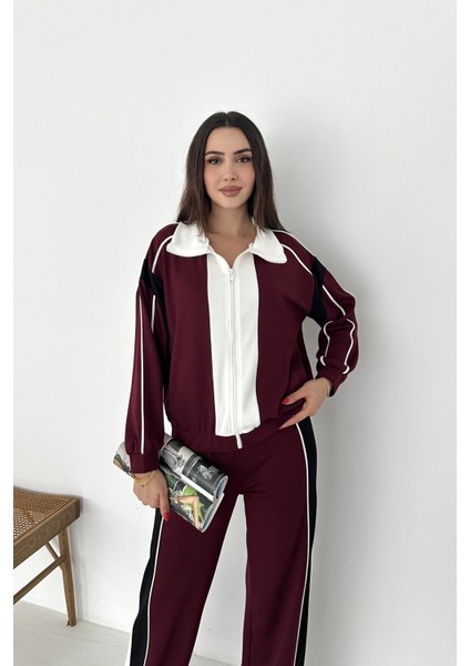 Garnili Fermuarlı Modal Takım